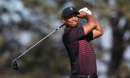 Woods stats his first PGA tour with the Farmer Insurance Open Season.