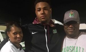 Larry Aaron of Marshall University football team died at 19