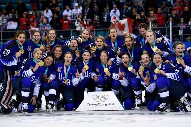 The US beats Canada in women’s hockey; cornered gold medal after 20 years