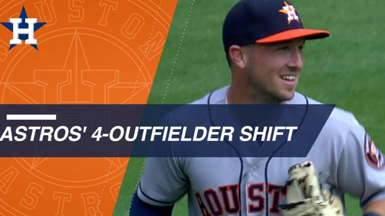 Astros use four outfielders in shift vs. Joey Gallo Crush That Sports