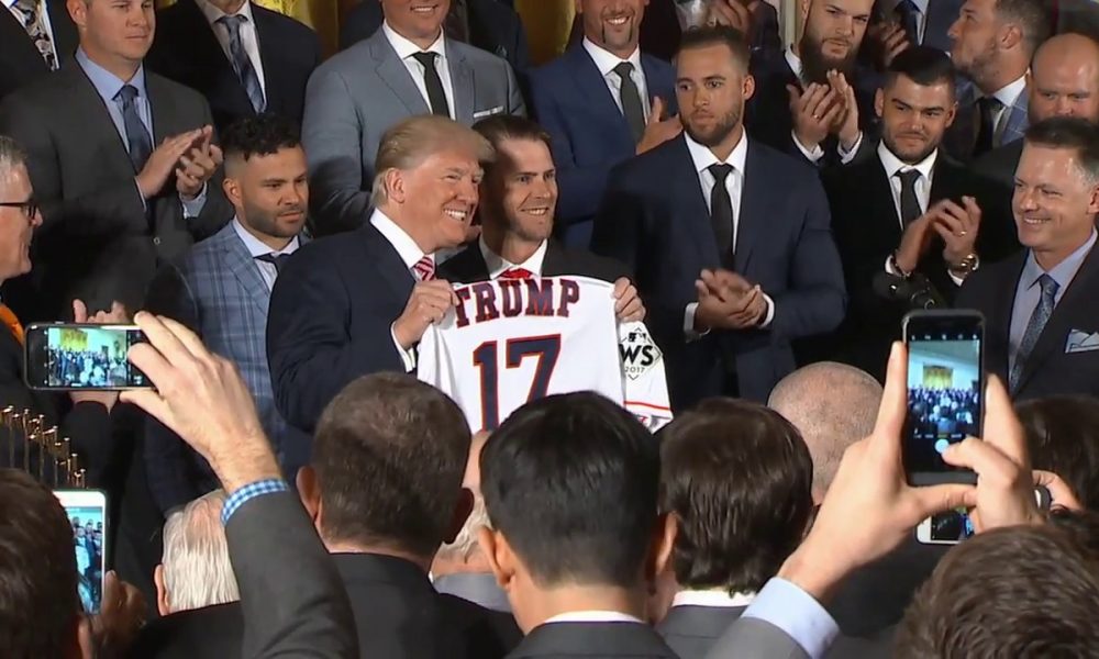 [FULL] World Series champion Houston Astros visit White House ESPN