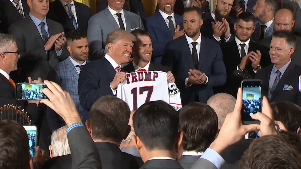 [FULL] World Series champion Houston Astros visit White House ESPN