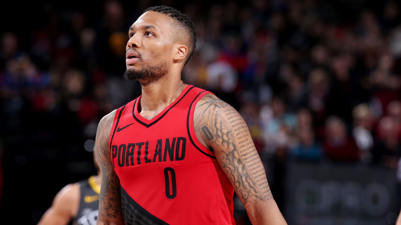 Damian Lillard rejoins Portland Trail Blazers after birth of his first child