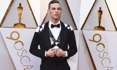 Adam Rippon seen wearing a harness at the Oscars