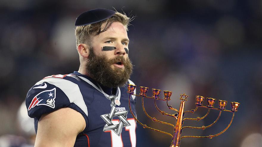 Patriots wide receiver Julian Edelman may have helped police prevent a potential school shooting