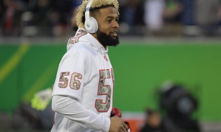 Receiver Odell Beckham Jr. attends Giants’ team activities