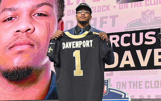 Saints draft Marcus Davenport by paying an unusually high price