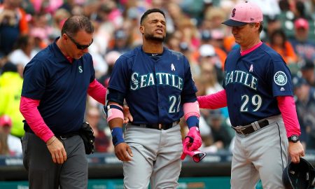Seattle Mariners’ Robinson Cano fractures get hit by a fastball, fractures his right hand