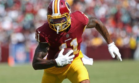Jets Terrelle Pryor receives a warning from Zach Brown