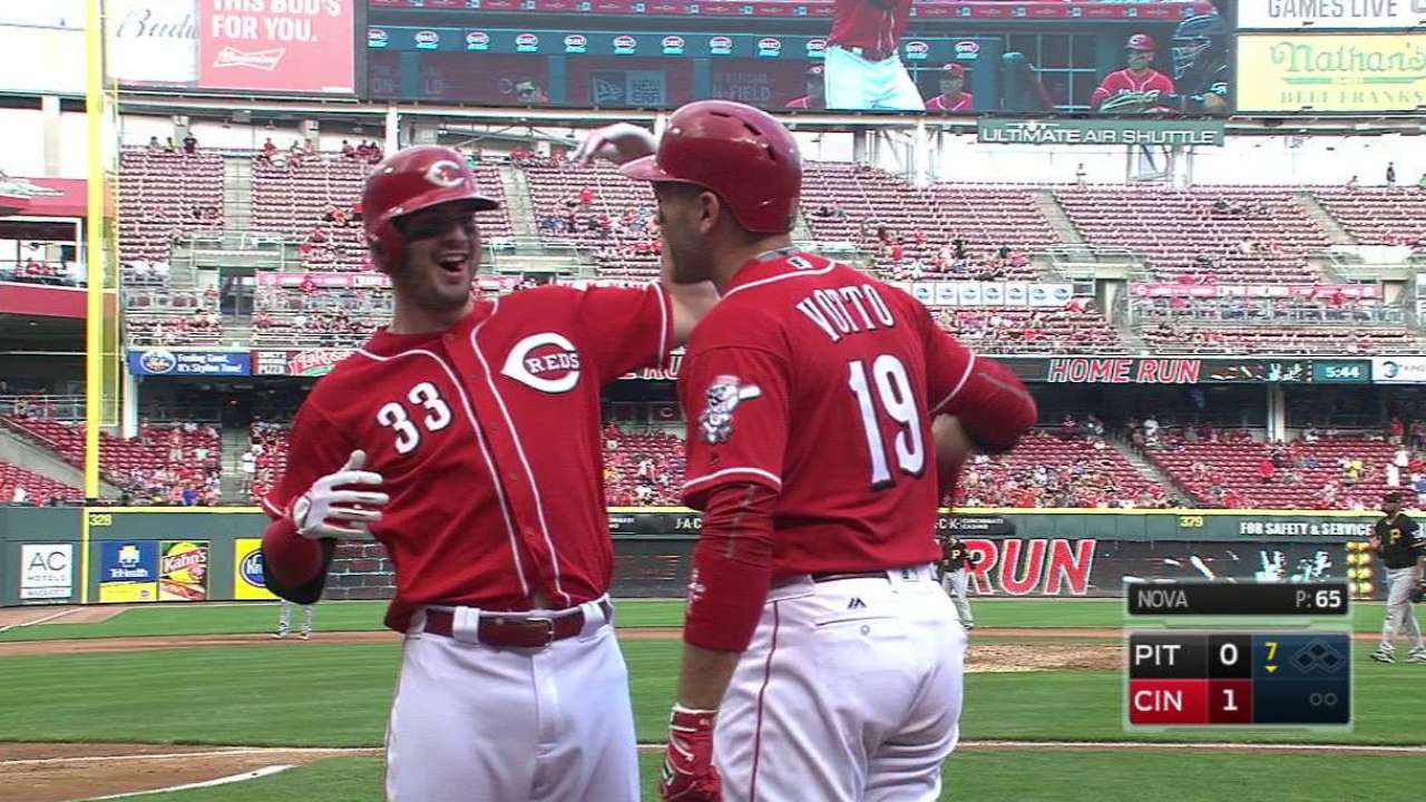 Pirates beat the Reds, 1st win for the team in 9 tires