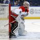The way goalies manage their equipment before a game