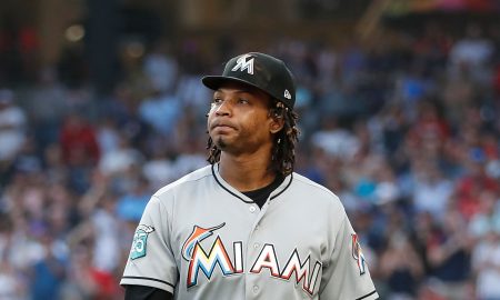 Miami Marlins’ Jose Urena suspended for 6 games for plunking Ronald Acuna Jr. intentionally