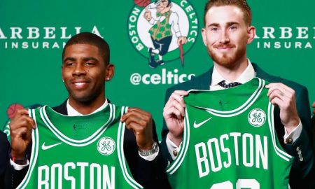 Gordon Hayward and Kyrie Irving of Boston Celtics are ready for the new season