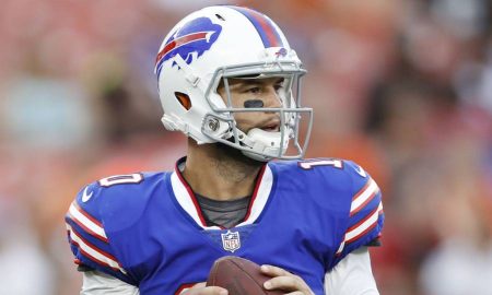 Bills quarterback AJ McCarron suffers with hairline fracture in preseason game against the Browns
