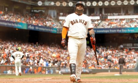 Giants’ infielder Pablo Sandoval is removed for the season due to right hamstring tear