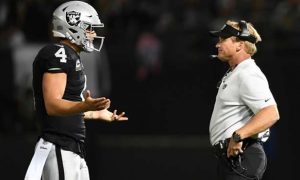 Jon Gruden has shown no regrets on the trade of Khalil Mack