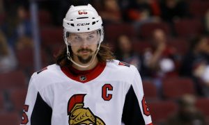 Erik Karlsson appears to be stunned after trade to San Jose Sharks
