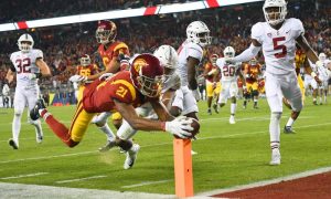 Pacific-12 Conference Pacific 12 USC Woodie Dixon Logan Tago JT Daniels Game  Washington Stat