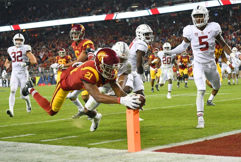 Pacific-12 Conference Pacific 12 USC Woodie Dixon Logan Tago JT Daniels Game Washington Stat