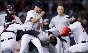 Red Sox Boston Red Sox Chad Green J.D. Martinez Andrew Benintendi Baseball Jonathan Holder