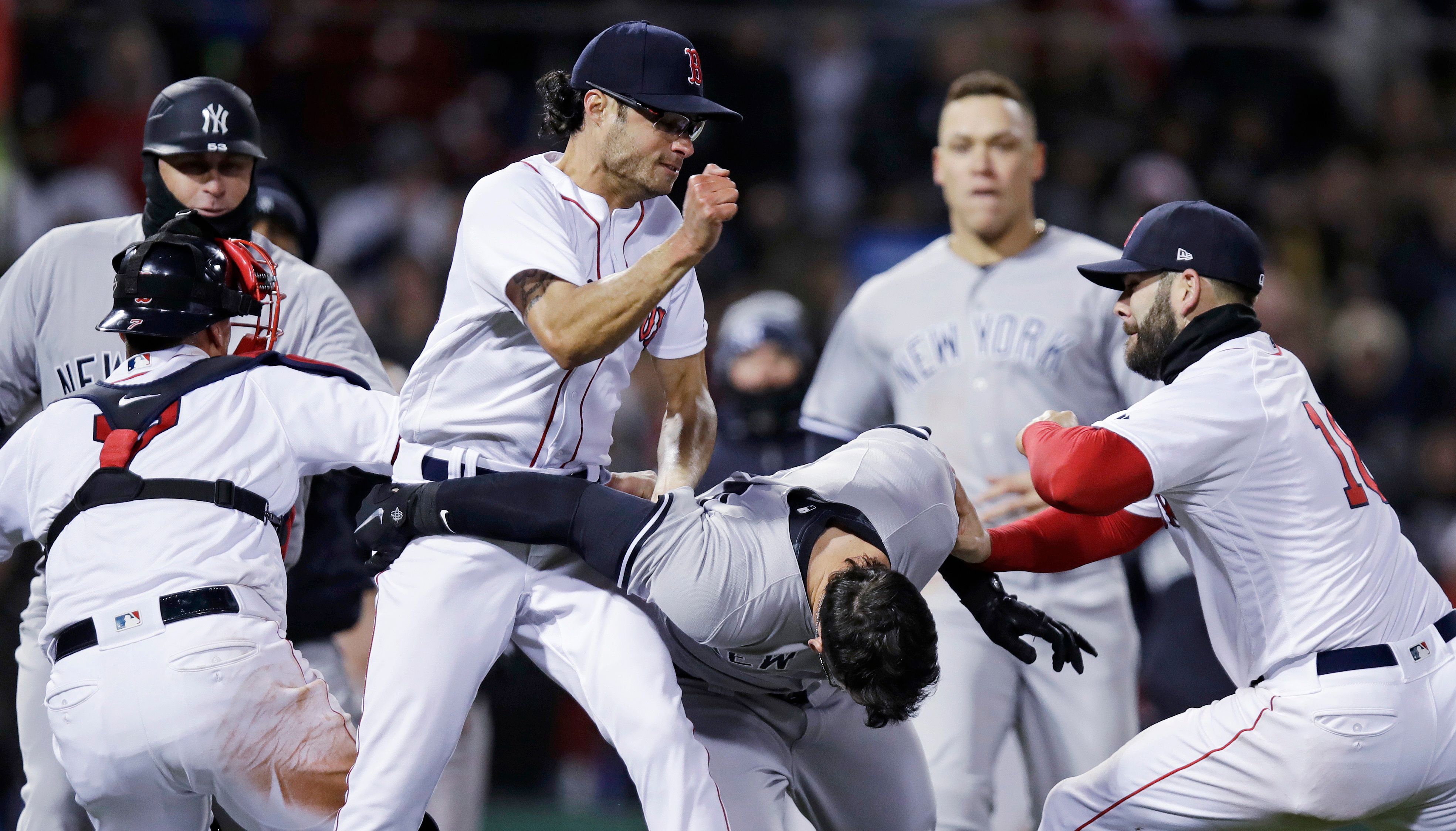 Red Sox Boston Red Sox Chad Green J.D. Martinez Andrew Benintendi Baseball Jonathan Holder