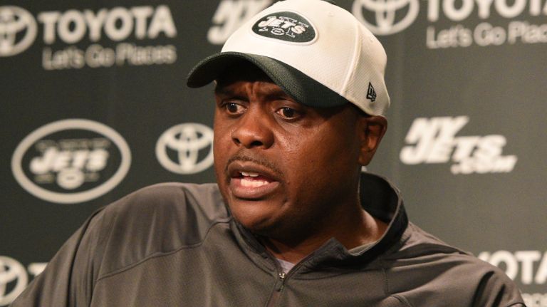 Coach Bowles , Jets DC Kacy Rodger