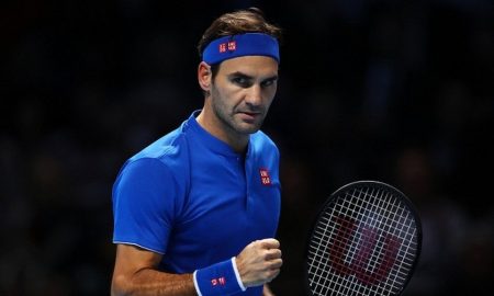 Roger Federer has beaten Kevin Anderson in London at ATP Finals