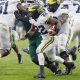 Karan Higdon continues to stay and Michigan’s running game takes off