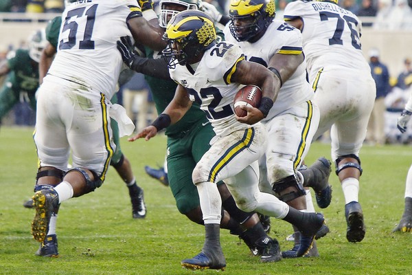 Karan Higdon continues to stay and Michigan’s running game takes off
