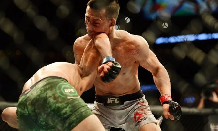 Yair Rodriguez defeated Chan Sung Jung with elbow KO