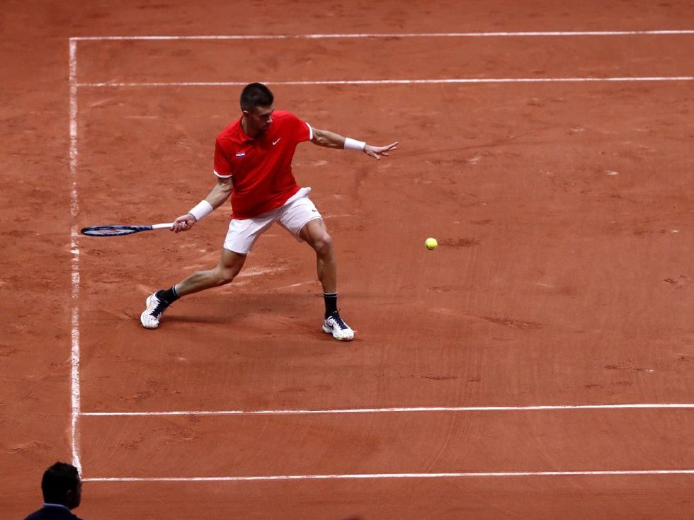 Davis Cup Croatia lead with 1-0 opposite of France