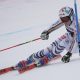Rebensburg stays ahead post 1st GS run in Courchevel