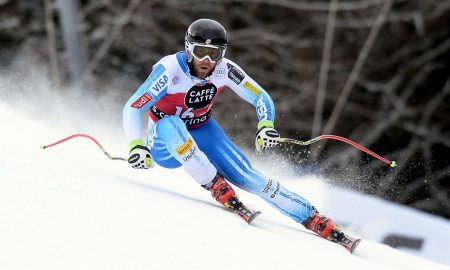 American skier Travis Ganong takes charge of the Val Gardena downhill training