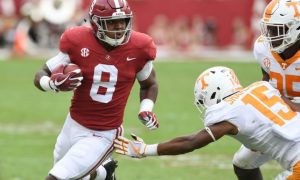 What makes Josh Jacobs Alabama's most unprecedented star?