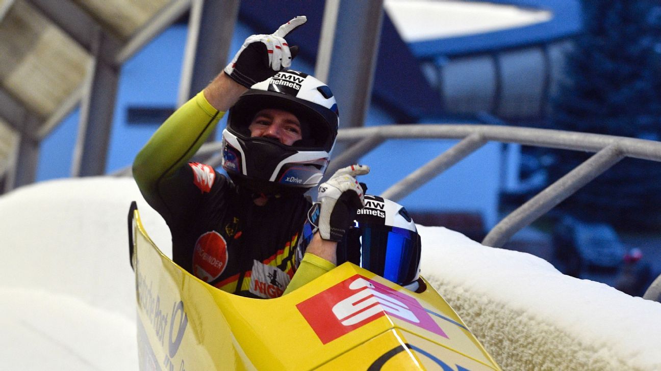 Francesco Friedrich’s double joy in World Cup weekend bobsled races