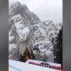 Max Franz leads in a downhill training at Val Gardena