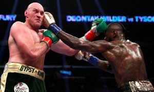 Tyson Fury’s reaction was more of a winner when the match ended up with a draw
