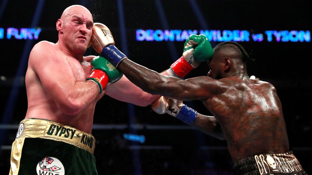 Tyson Fury’s reaction was more of a winner when the match ended up with a draw