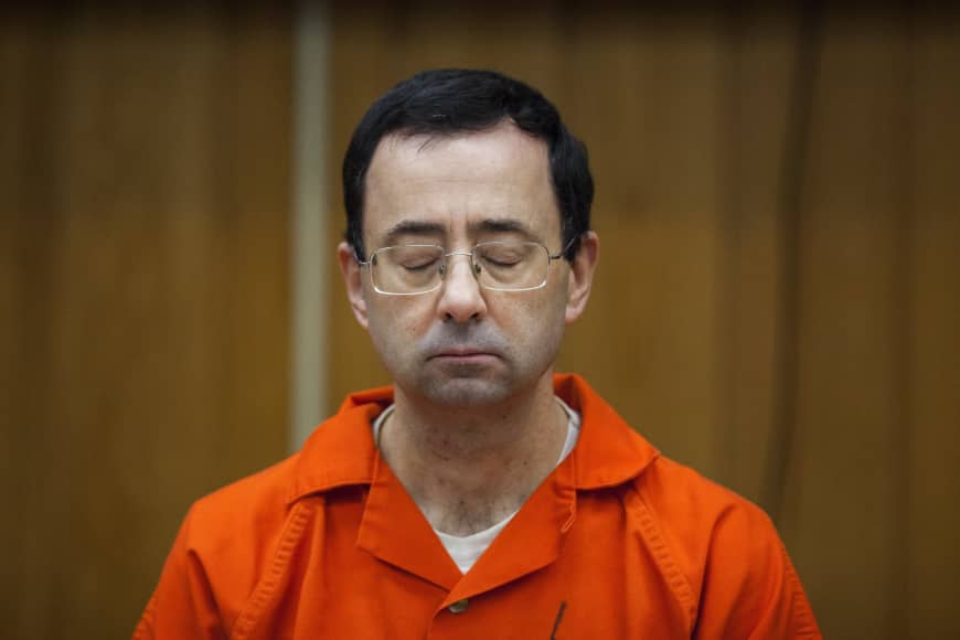 The abuse of Larry Nassar became the top sports story of 2018