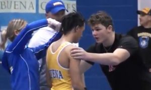 Olympic wrestler criticizes haircut of high school wrestler