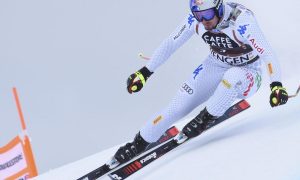 World Cup Downhill Practice won by Paris