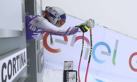 Lindsey Vonn took a few risks in this season’s 1st downhill training