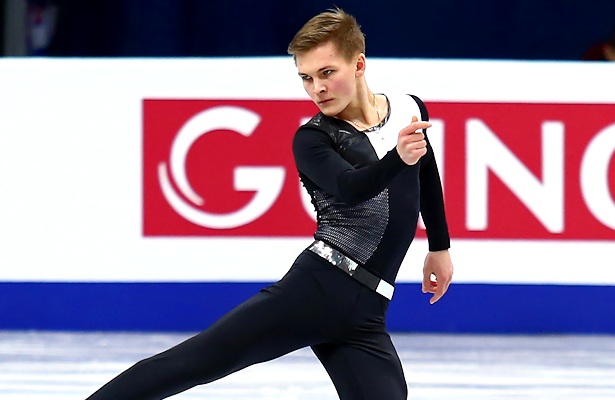 European short program being led by Mikhail Kolyada