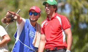 The opening of 66 for the 3-shots lead by Alvaro Ortiz