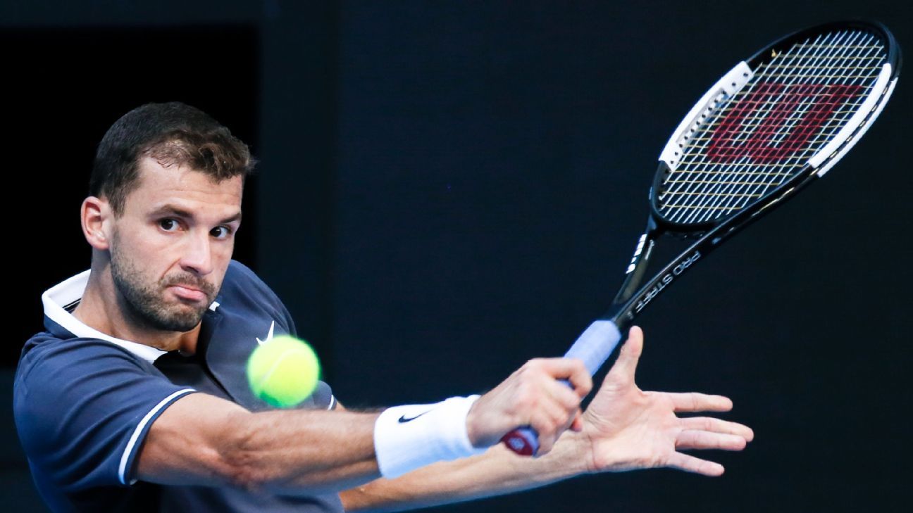 Grigor Dimitrov moves forward, Kyle Edmund eliminated out of Brisbane