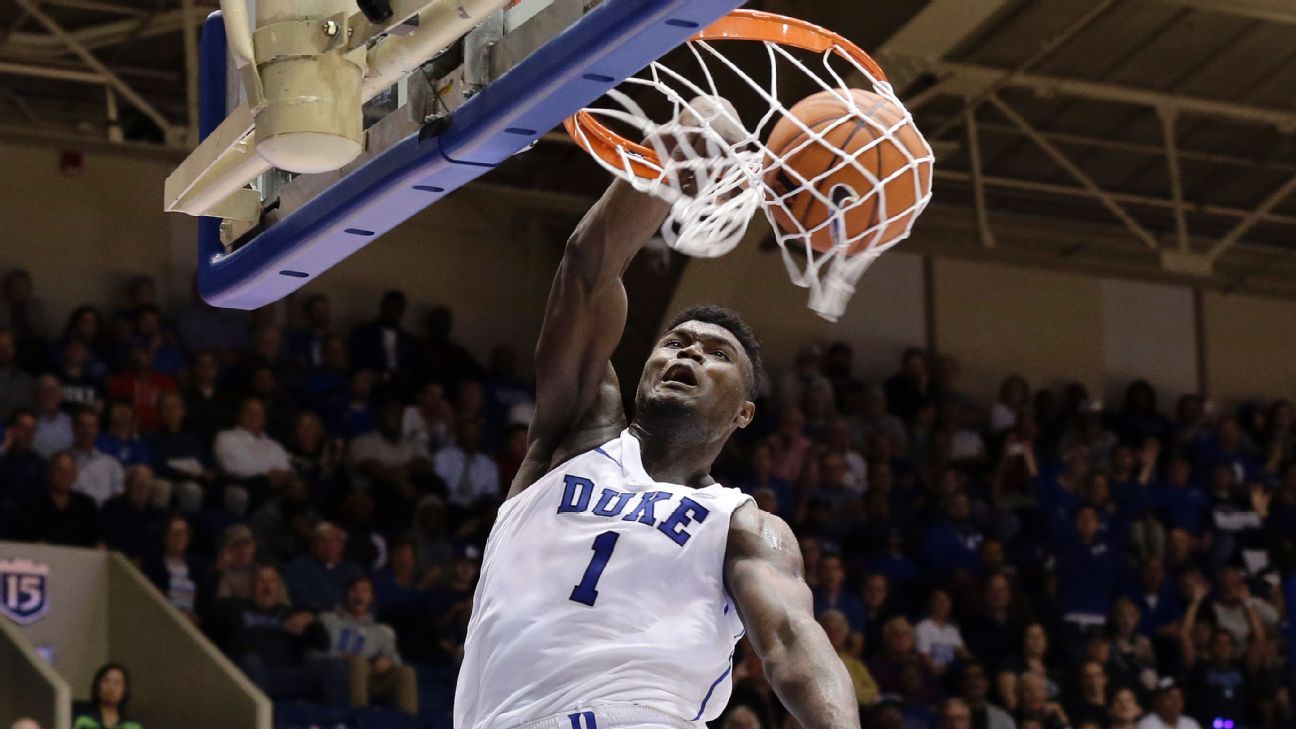 Zion Williamson, Grant Williams, RJ Barrett, Rui Hachimura remained at the top position in opening Wooden Watch