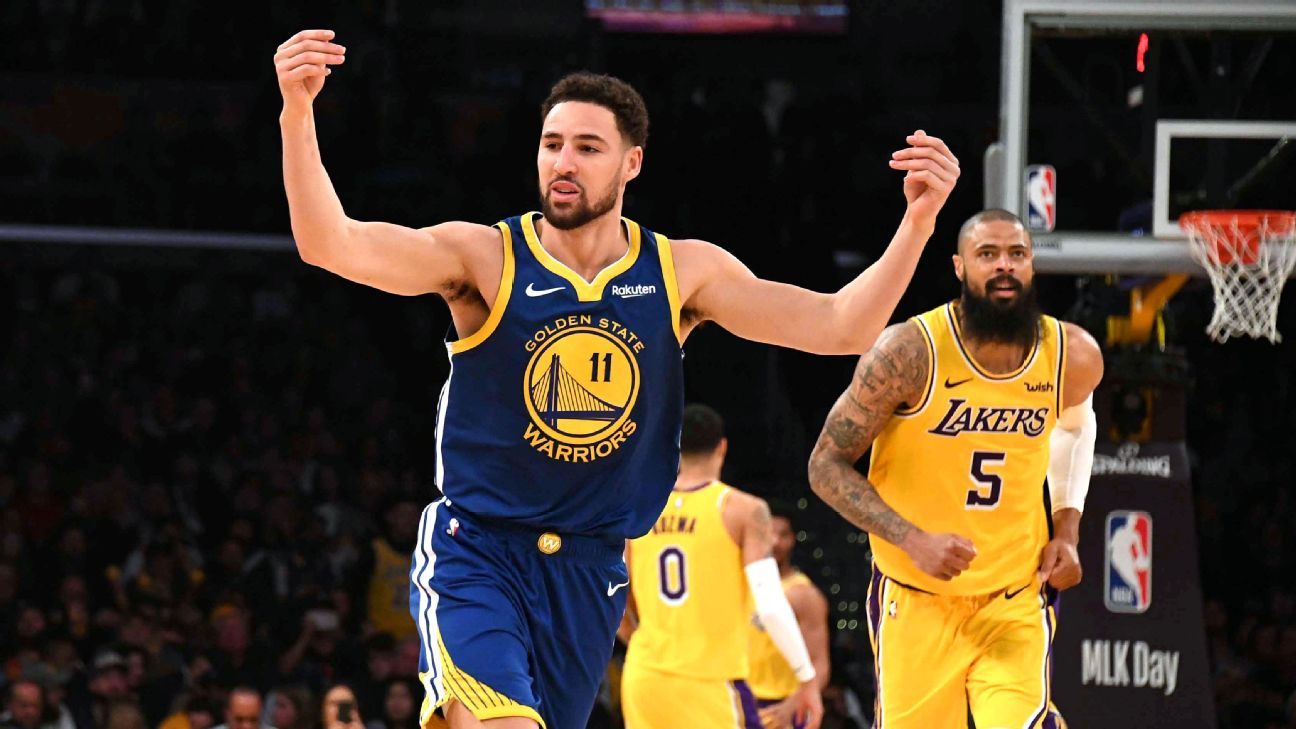 Klay Thompson tied the NBA record through his 10-for-10 from 3-point range