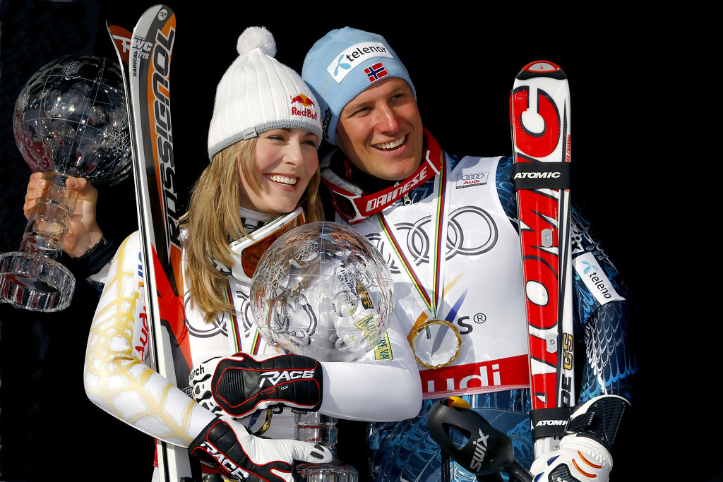 Lindsey Vonn and Aksel Lund Svindal