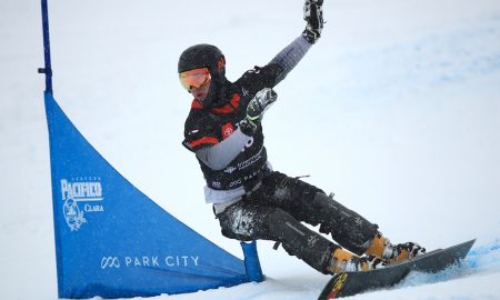 Joerg, Loginov claims her victory at the World Championship in a parallel giant slalom
