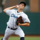 Clippers Trevor Bauer delivers a pitch during a baseball game between the Columbus Clippers and the Buffalo Bisons on August 1, 2013 at Huntington Park. (Columbus Dispatch photo by Fred Squillante) Clippers 8 2 Fs 03